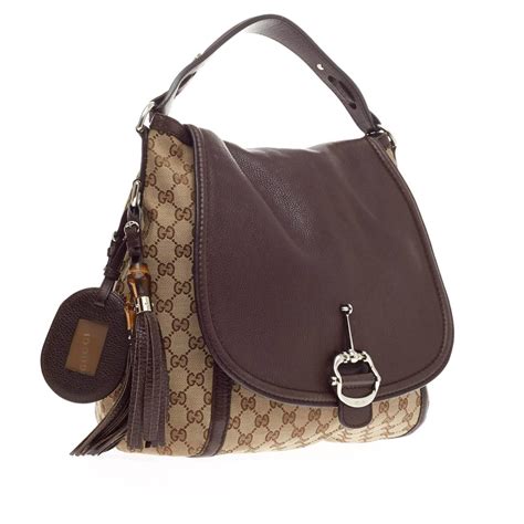 gucci techno horsebit hobo|gucci hobo bag vintage.